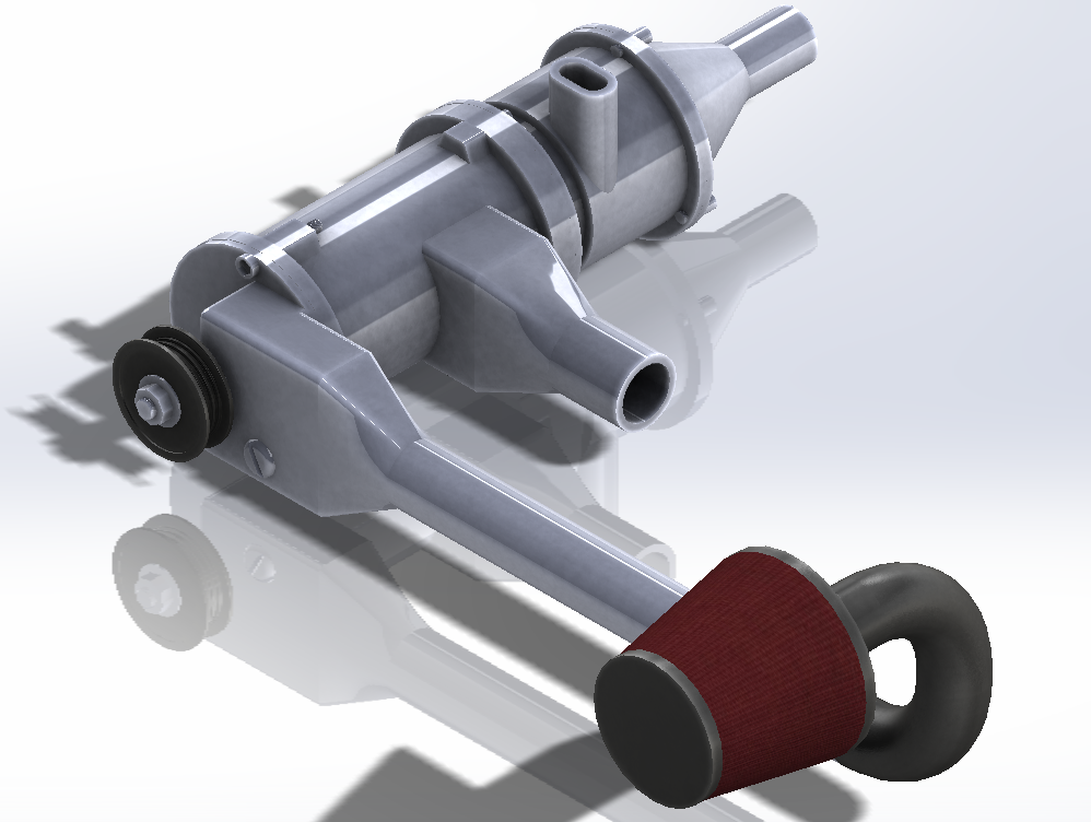 Hybrid turbo-compressor system assembly